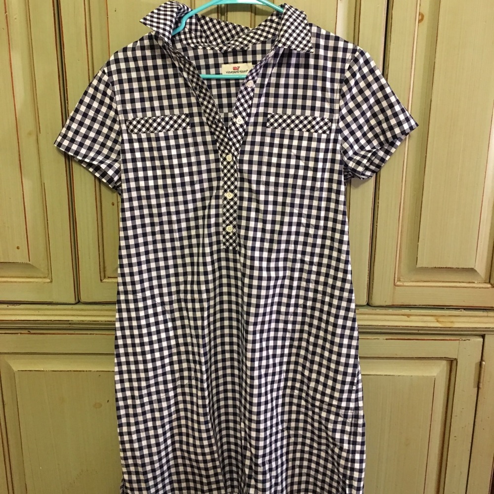 Vineyard vines gingham dress